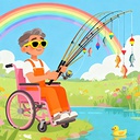 Lan-WheelchairFishing-1.0.1 icon