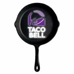 Leslie_2020_BW-frying_pan_tacobell_bong icon