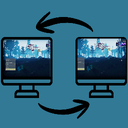 Ovalsquare-ChangeDefaultDisplayMonitor icon