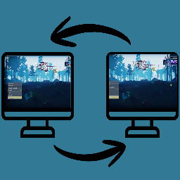 Ovalsquare-ChangeDefaultDisplayMonitor icon