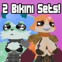 fuzzbird-Ebony_and_Wolf_Bikini_Armor icon